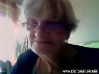 55 years old granny videos her big tits on cam show
