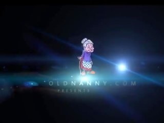 Stupendous Young guy fucking granny with strap-on OLDNANNY