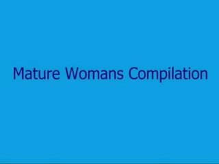 Middle-aged mulher compilação